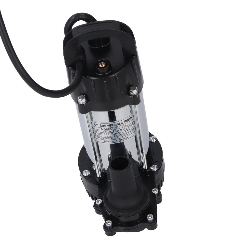 DC24V 260W Tauchpumpe High Lift Kupfermotor Solarwasserpumpe mit 1 Zoll 1,5 Zoll 2 Zoll