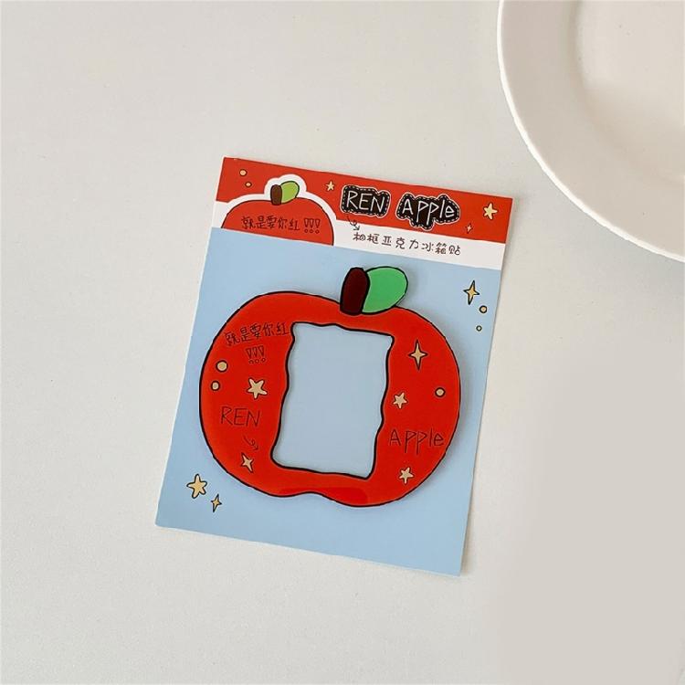 Colorful Fruit Shape Refrigerator Magnets Frame Holds Photos Card Note Memos With Reliable Magnetic Adhesion Holder