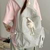 Schoolbag Girls Simple Campus Backpack Junior High School Student College Student Class Commuter Large Capacity Star School Bag Computer Bag