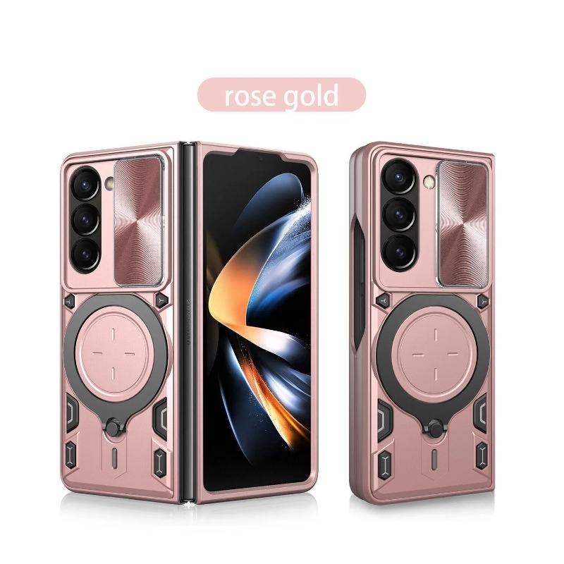 For Samsung Galaxy Z Fold 7 Case Stand Holder Slide Lens Protection Shockproof Heavy Duty Armor Cover for Samsung Z Fold7 6 5 4