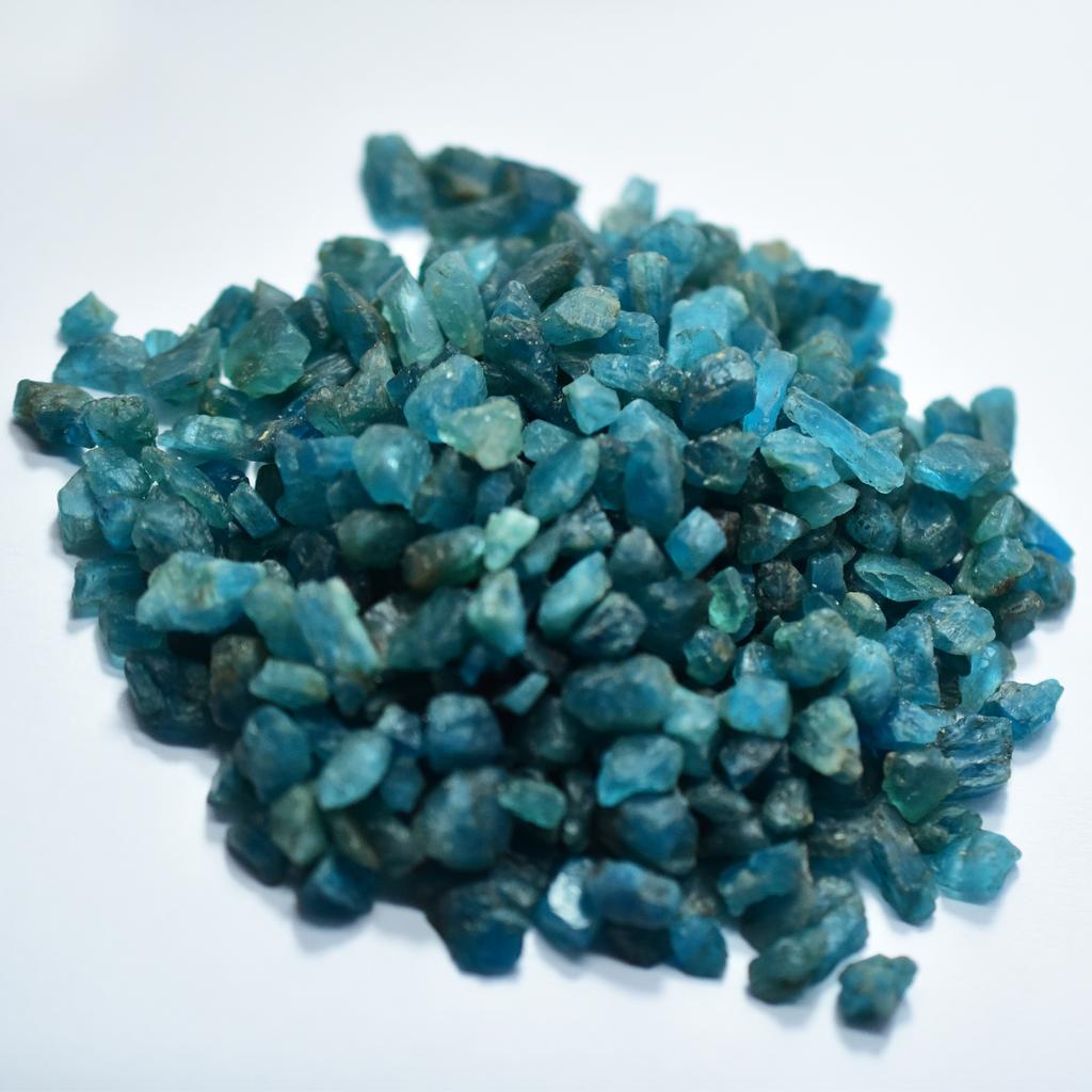 25 Ct CERTIFIED Raw Apatite Gemstone Natural Blue Uncut Rough Loose Gemstone
