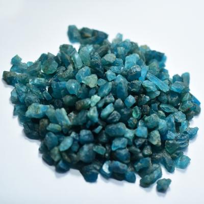 83 Ct Natural Blue Apatite Loose Gemstone Uncut Rough CERTIFIED Stone for Gift