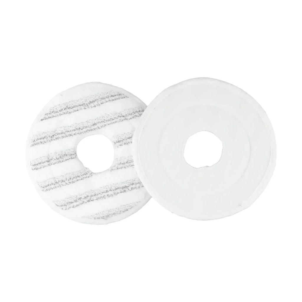 2 Pack Microfibre Washable For& Clean Mop Refill Accessories Robot Vacuum Cleaner School Bag Cleaning Robot Rotating Mop