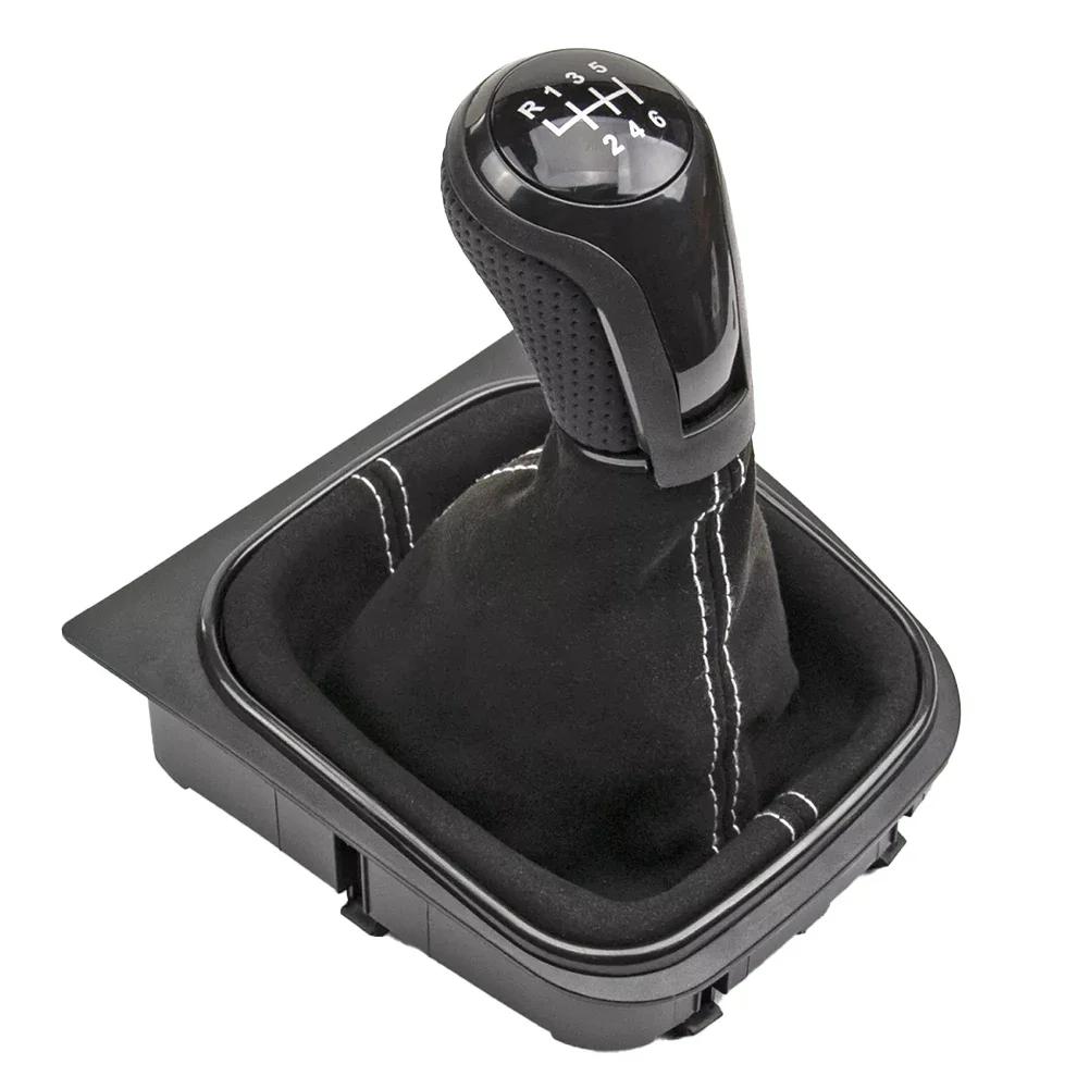 

For Golf 5 MK5 Golf 6 MK6 Car Speed Gear Shift Knob With Gaiter Boot for Jetta MK3 SCIROCCO III 137 138 EOS 1F7 1F8