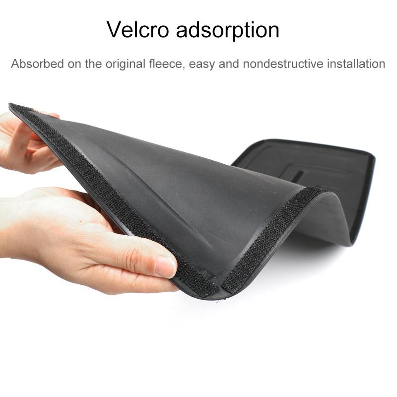For Tesla Model Y -2022 Car Rear Trunk Mat Rear Guard Strip Anti Kick Scratch Protection Trunk Door Film TPE Protective