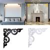 Sticker Mirror Cabinet Decals Fashion Wall Corner Stickers Home Room Decoration