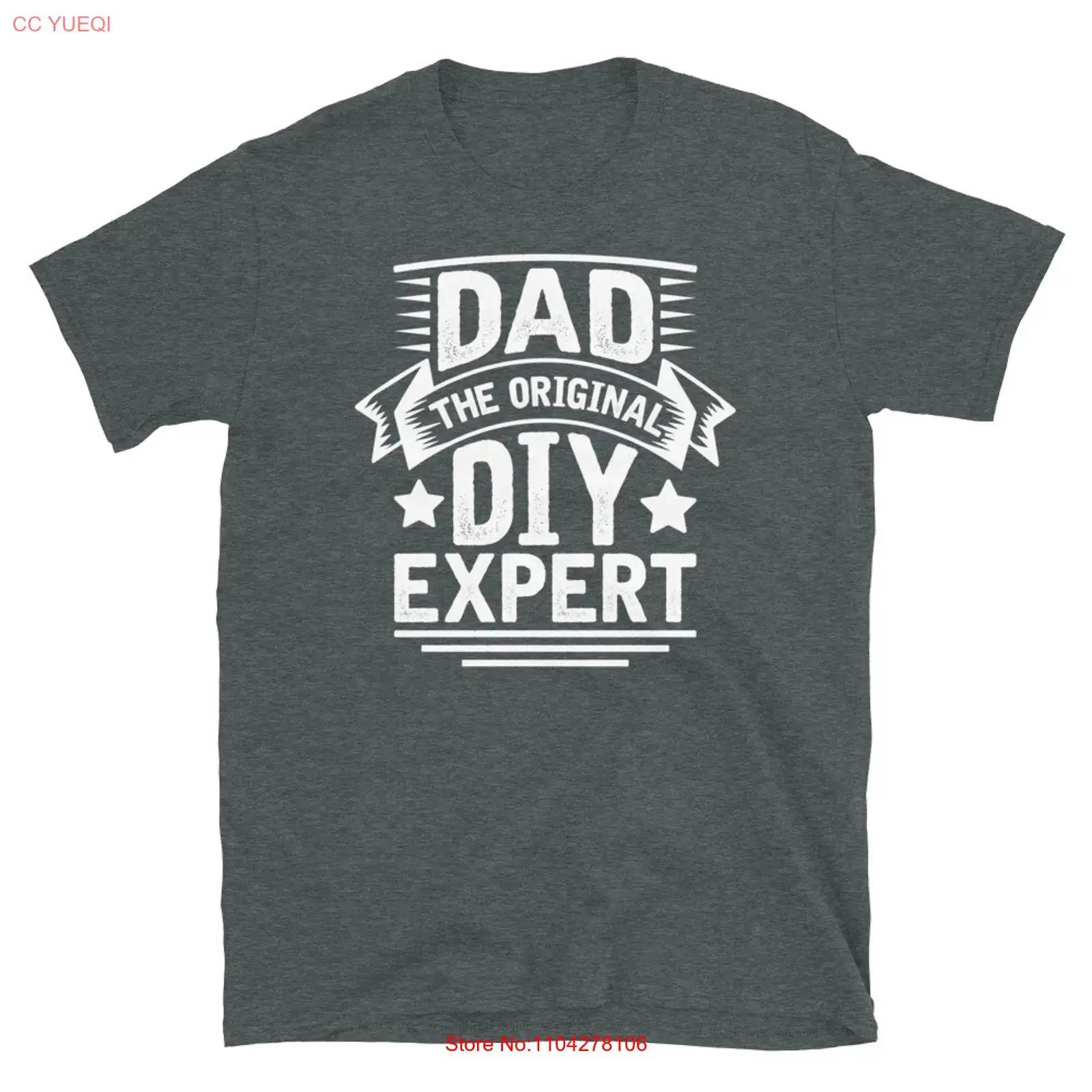 

Dad the Original DIY Expert Father s Day Handyman T Shirt vintage Washed streetwear Versatile Slightly graphic 5XL різнокольоровий