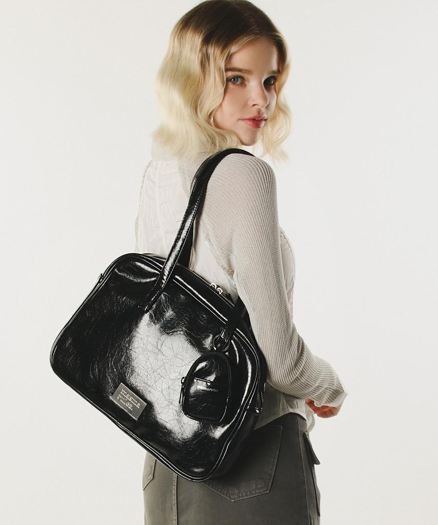 Masmarulez 304 Leather Pouch Shoulder Bag _ Black