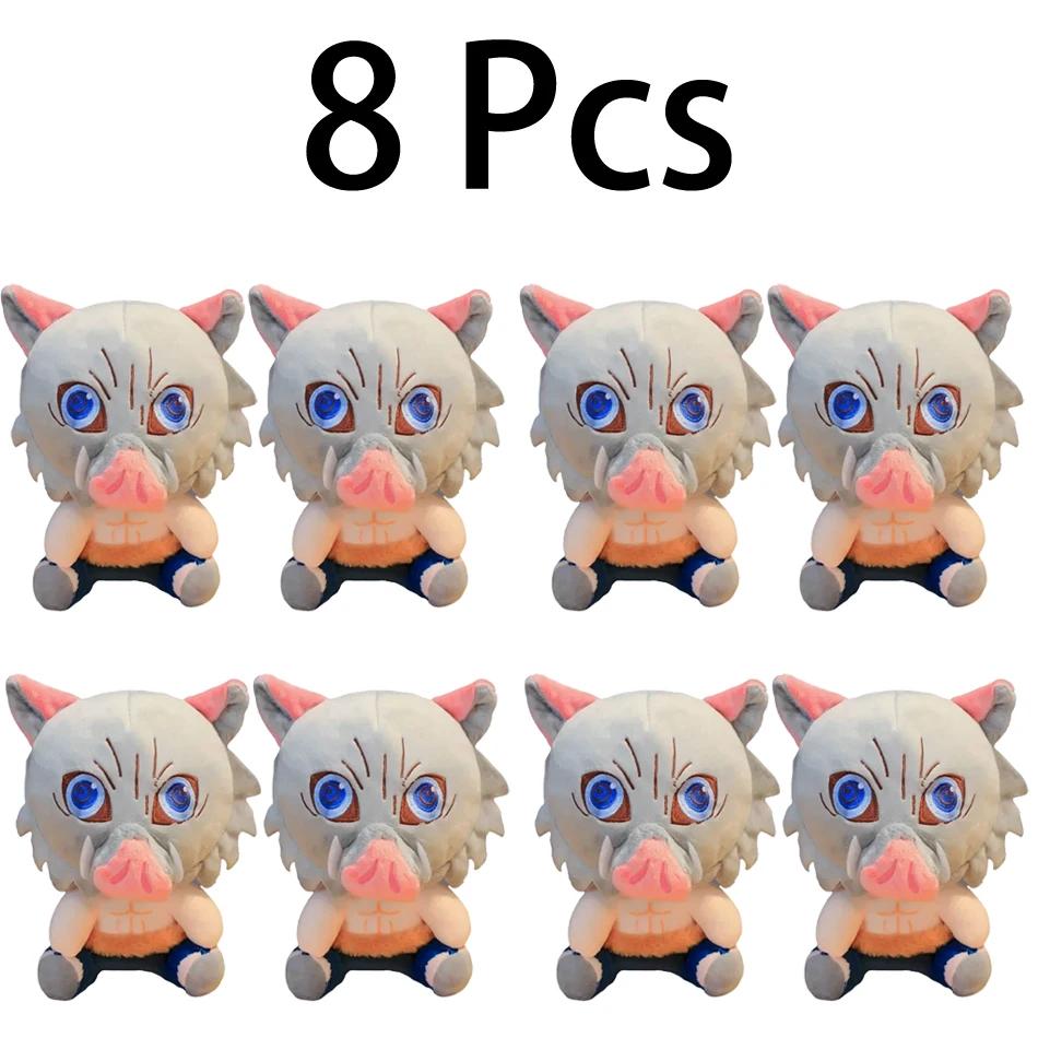 20 centimetri Giappone Demone Slayer Bambole di Peluche Bella Anime Kimetsu No Yaiba Kamado Tanjirou Nezuko Zenitsu Kyoujurou Giocattoli per Bambini Regali