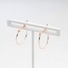 ESTELLE Hoop 10K Pink [Official] [Web Exclusive] Women's Earrings, Gold, 0202-2660-0019-0000