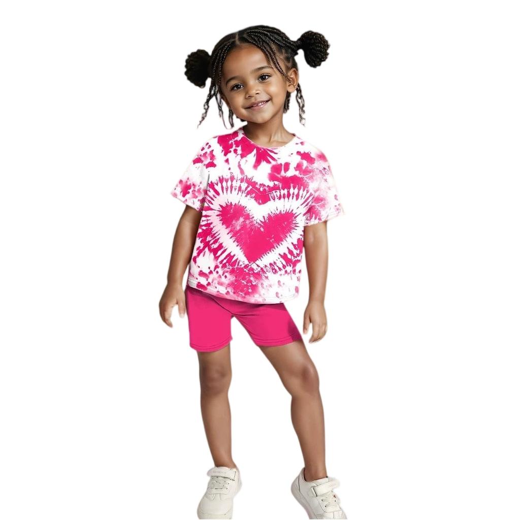 Kids Casual Stylish Two-Piece Set With Flare Leggings