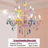 Li Shen Candle Flame Crystal Chandelier