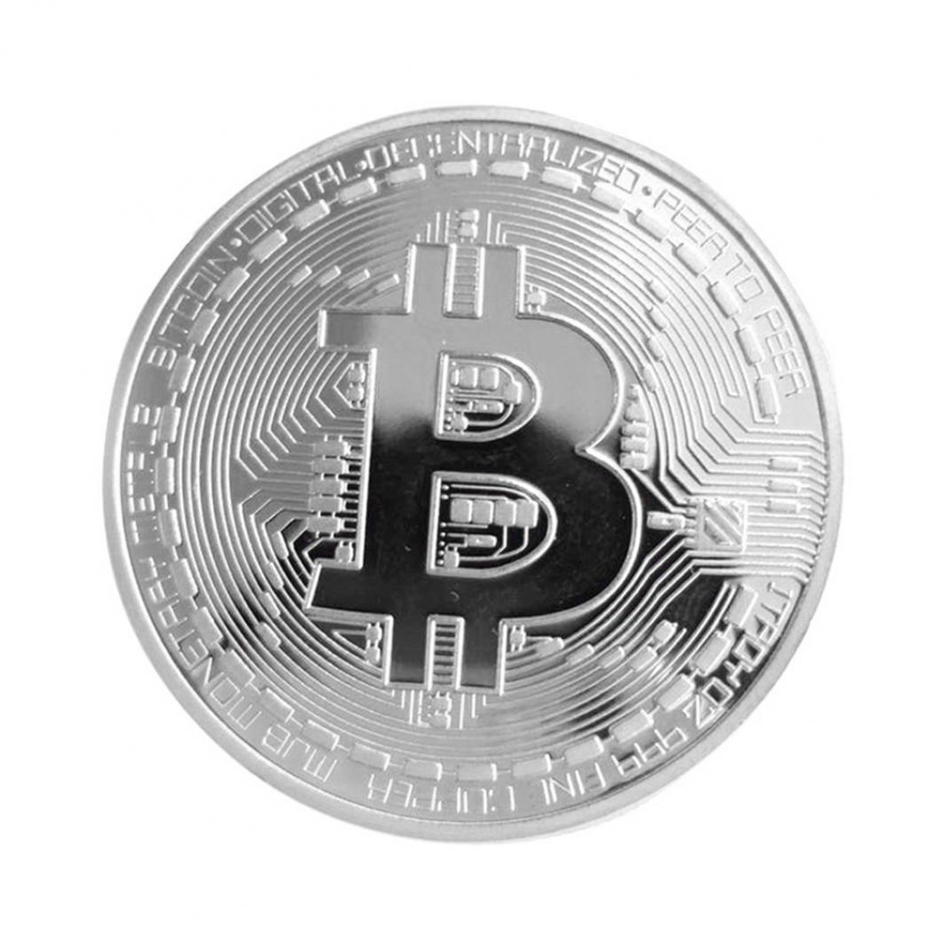 

Коллекционная подарочная коллекция Bitcoin-монет для любителей искусства MIT белый