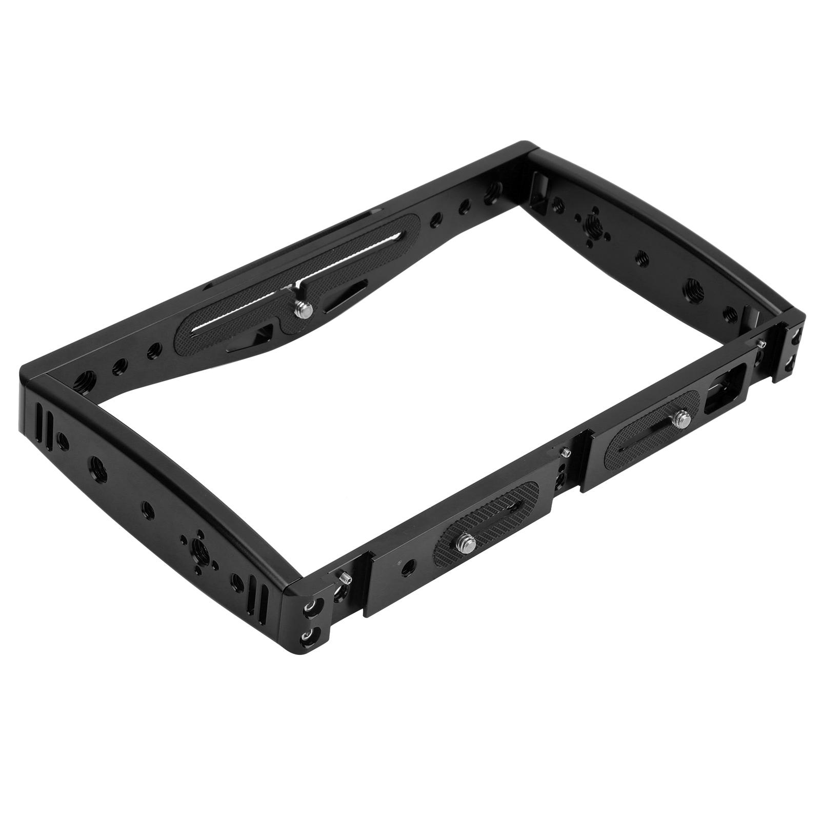 

Металлический ручной кронштейн для мобильного телефона, записывающая стойка Live Cage, универсальная для микрофона, заполняющая подсветка, черная чёрный