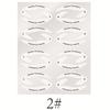 4 Styles Eye Makeup Stencils Sticker Card Eyeliner Template Eyeliner Eyeshadow 3 Minute Lazy Shaping Tool Styling Drawing Guide New Style