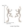 Exaggerated Minimalist Creative Stud Earrings Women Frog Shape Earrings Fashion Fun Jewelry Gifts for Friends Party Accessories