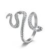 European and American Style Snake Shaped Female Ring Water Snake Venomous Snake Beautiful Snake Titanium Steel Ring