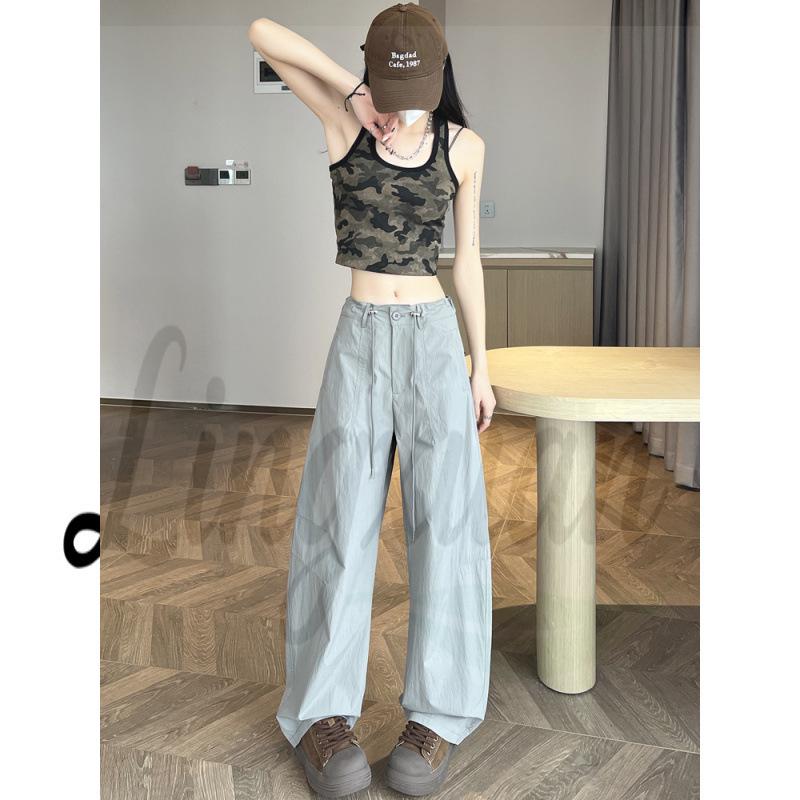 2026 Quick-Dry Women's Paratrooper Scythe Pants - Wide-Leg, Deconstructed Spring Summer Workwear