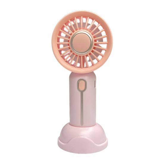 Handheld Fan with Adjustable Tilt Portable Mini Cooling Fan Long Battery Life Fast Charging Low Noise Desktop Fan for Students Travel
