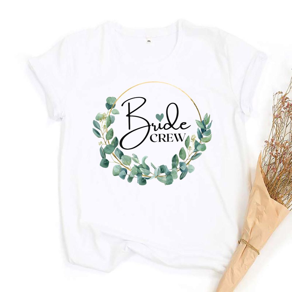 Bachelorette Party Shirt Woman's JGA T-Shirt Bride Crew Team Bride Tee Wedding Gift for Brides Engagement Aesthetic Clothes