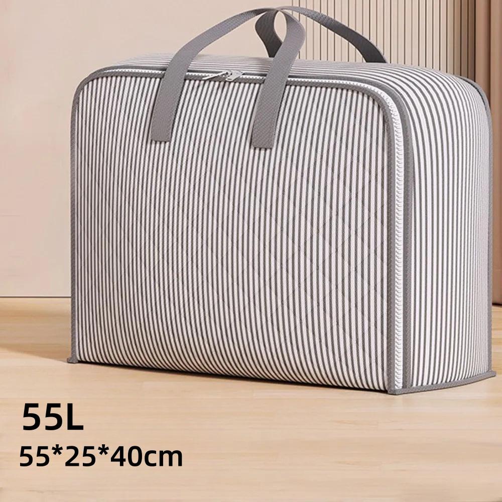 

Сумка для хранения большой вместимости Водонепроницаемый Влагостойкий Утолщенный Органайзер для одежды Постельных принадлежностей Переезда Упаковки 55L