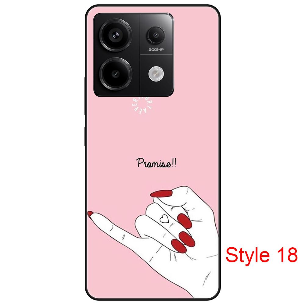 

Чехол для Xiaomi Redmi Note 13 Redmi Note13 Pro, черный, полная защита, мягкий ТПУ для Note 13Pro + 5G, противоударный силиконовый чехол Redmi Note 13 Pro+ разноцветный