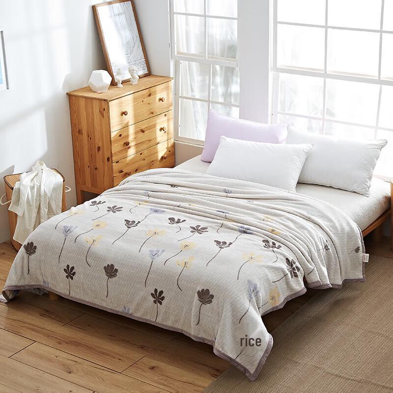 Hengyuanxiang Gardenia Blossom Flannel Blanket