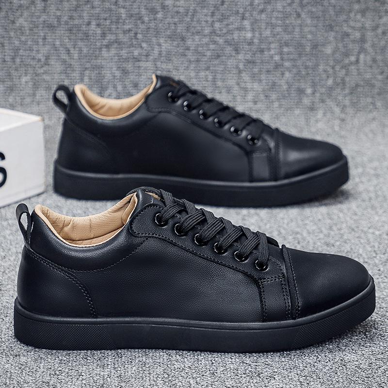 2026 Men's Korean Style White Fashion Sneakers: Trendy, Casual Sports Shoes for Students