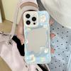 Cute Little Furry Bear Is Suitable for Apple 17/16 Mobile Phone Case Iphone13promax Huawei Makeup Mirror Case.