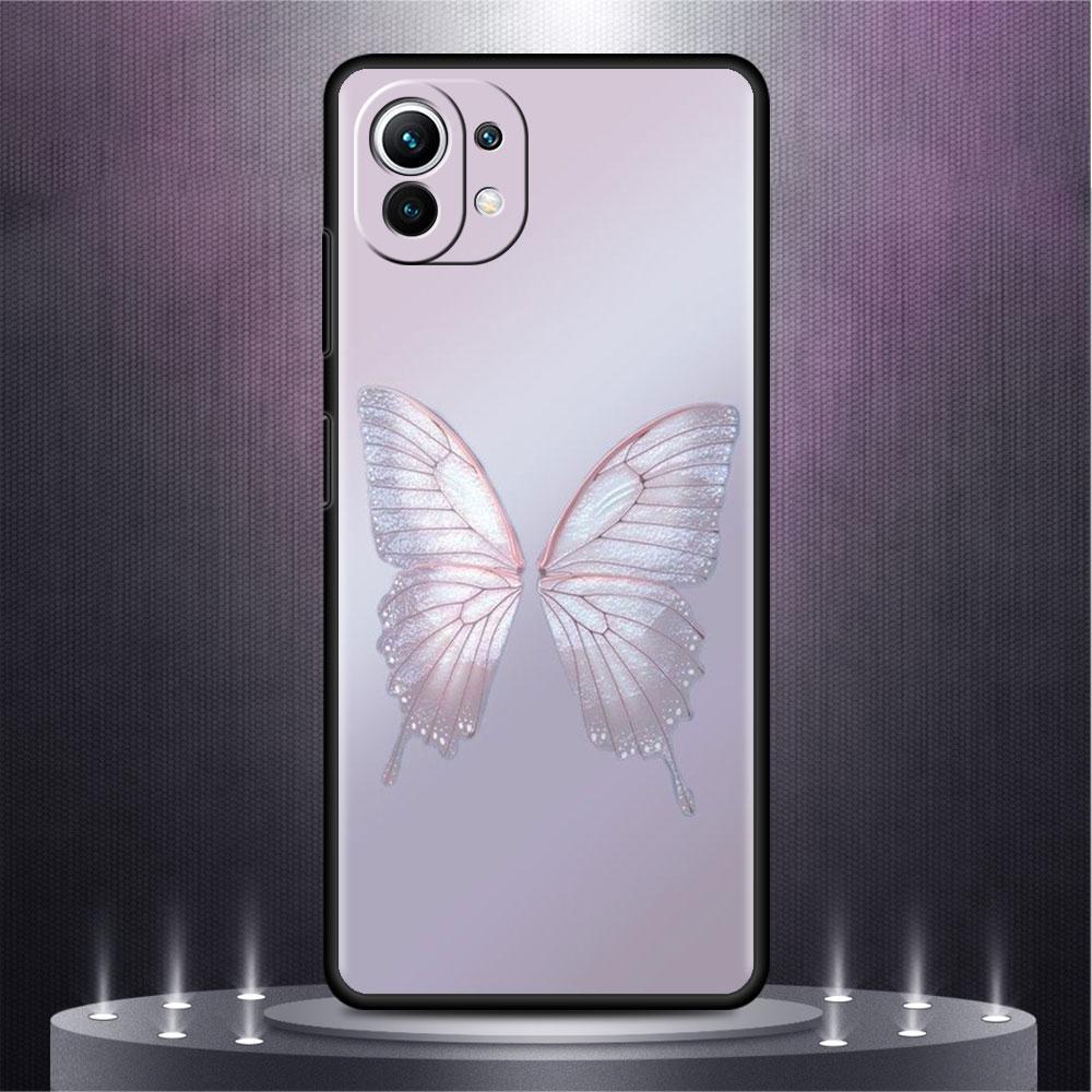 Schwarze Hülle für Xiaomi Mi Poco X3 NFC M4 F3 C40 11 11T 10T Pro 12 9T 9 10 Lite TPU Handyhülle LOVE Herz