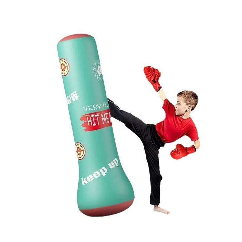 Boksing Boksesekk Boksing Muay Thai Oppblåsbar Boksesekk Trening Stresslindring Øvelse Boksesekkstativ Treningsutstyr