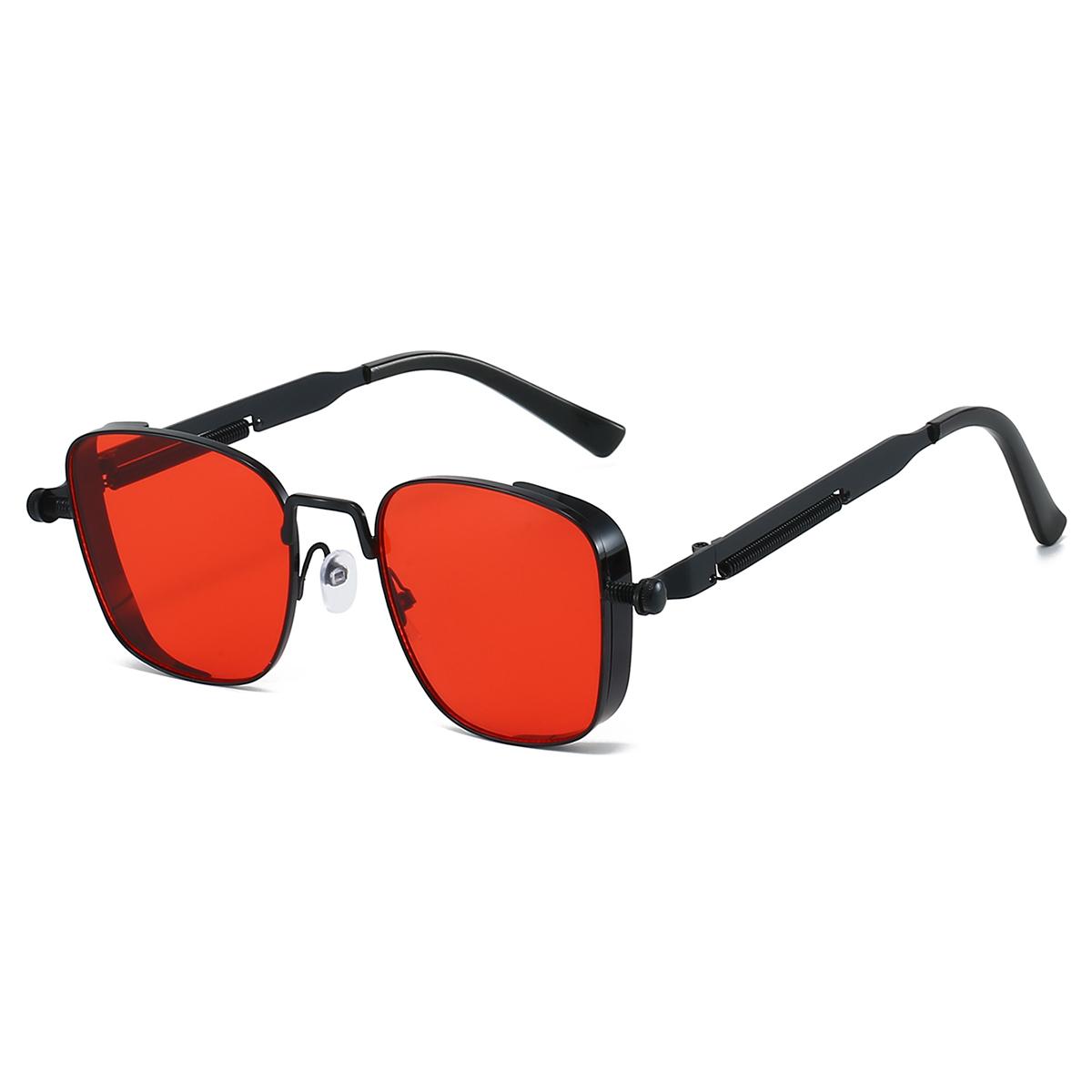 

GM LUMIAS Vintage Square Sunglasses Men Fashion Retro Hip-hop Outdoor Shades Women Trendy Brand Design Punk Decor Sun Glasses as picture shows