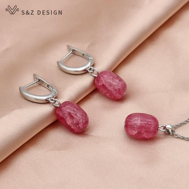 

Стильные индивидуальные серьги в форме яйца цвета розового золота, комплекты ювелирных изделий для женщин, вечерние, элегантное ожерелье с подвеской