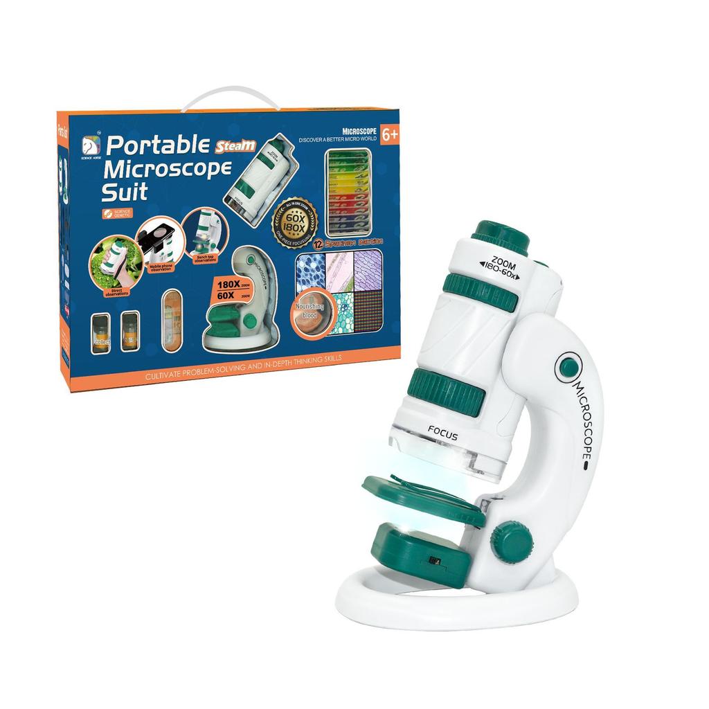 Xueyouma Kids' Portable Microscope Science Experiment Set for Elementary Students – Educational Biology Toy