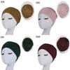 Silk Cotton Headscarf Cap With Elastic Fit For Casual Daily Wear