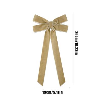 12pcs Velvet Christmas Bow Christmas Tree Decoration Pendant Wall Stove Staircase Decoration Hanging Decoration Festival Bow