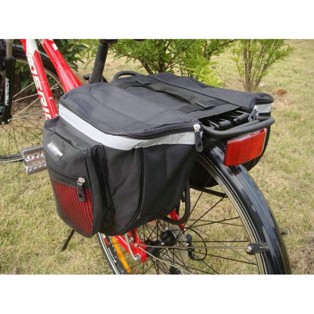 New Waterproof Bike Bag Double Pack Bracket Saddle Bag Riding Supplies Large Capacity Cycling Accessories
