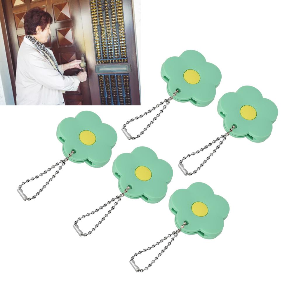 5Pcs Key Turner Aid PVC Cover  or Elderly Grip Accessories for Home Petal Shape L