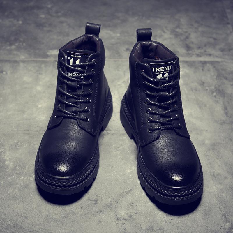 mens leather boots casual
