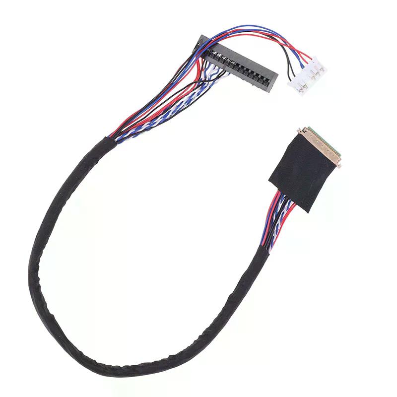 1 Adet Yeni Gelen 40 Pin 1 Kanal 6 Bit LED LCD LVDS Ekran Kablosu Ekran İçin