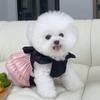 Pet Clothing Spring/summer New Flowing Light Dress Pearl Princess Dress Teddy Bear Dog Cat Thin Traction Skirt Small Dog Dress