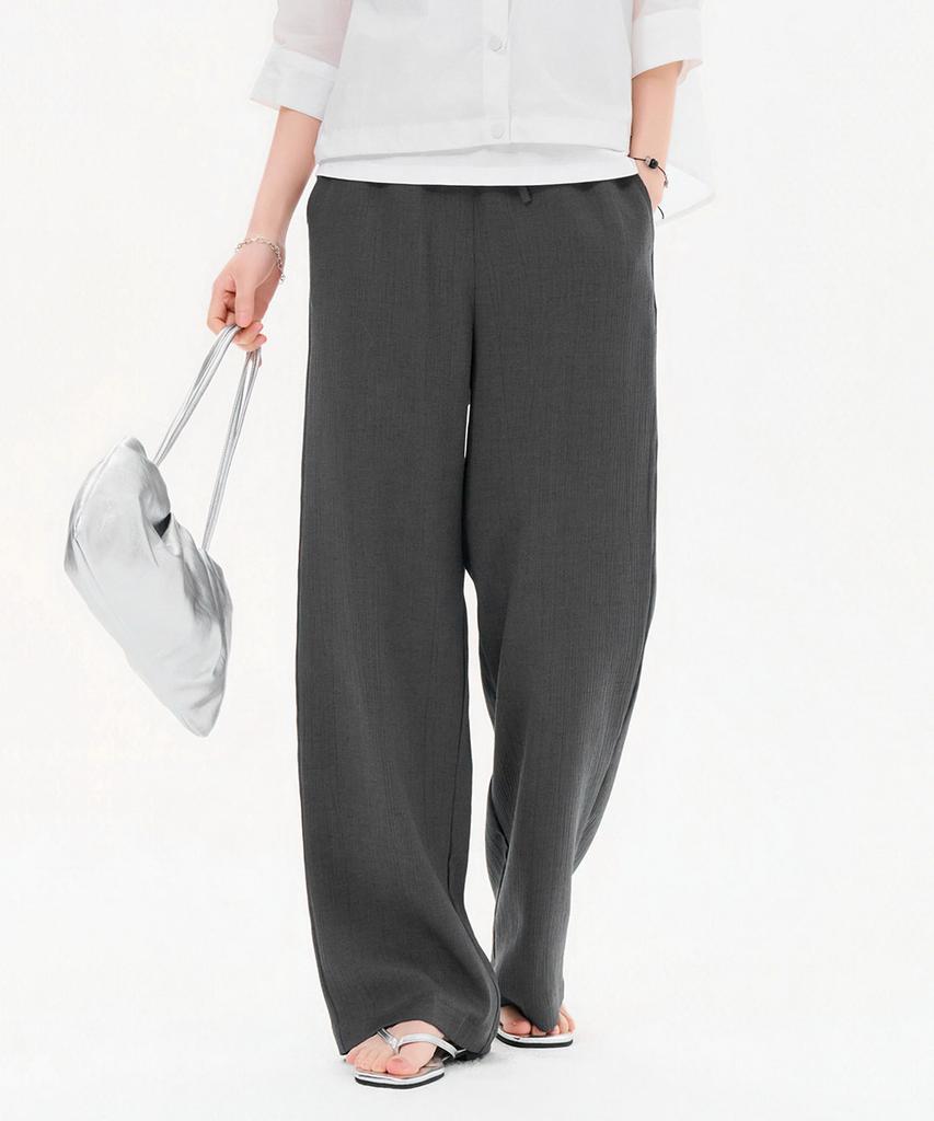 CHASECULT Women'S Wrinkle Wide Slacks-Fbrg2272C0L