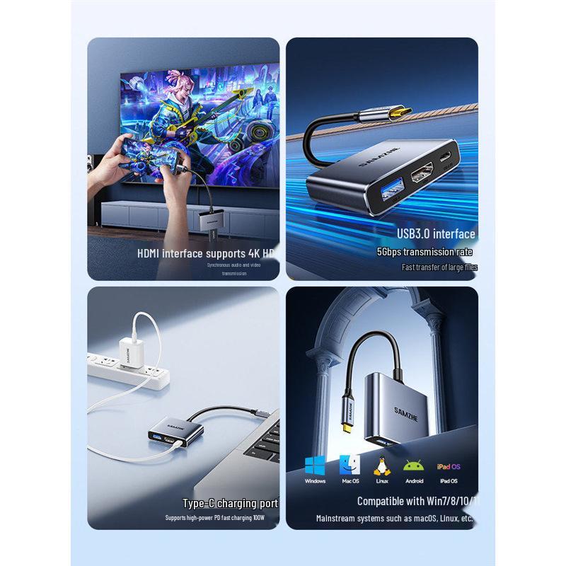 Mountain Lake USB-C to HDMI Adapter: For Laptops, Phones, Tablets, & Game Consoles