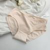 Women's Cotton Underwear Mid Waist Full Coverage Stretch Briefs Soft Breathable Hipster Ladies Panties