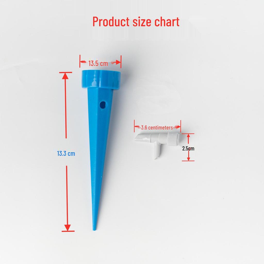 Adjustable Self-Watering Drip Emitter for Home Plant Irrigation