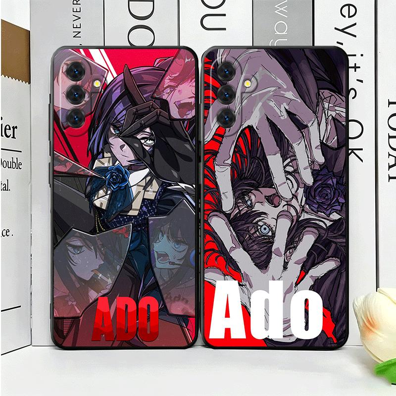 Ado Cartoon K-Kyogen X Uta Soft Phone Case for Samsung A17 A37 A57 A16 A26 A36 A56 A15 A25 A35 A55 A14 A24 A34 A54 A13 A23 A33 A