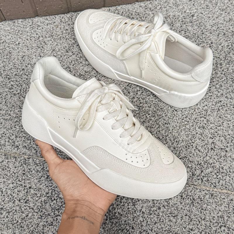 

2026 Autumn Ccise Deisgn Low Top Casual Thick Soled Shoes for Men Fashi Trend Versatile Comfortable N Slip Chunky sneakers 39 бежевый