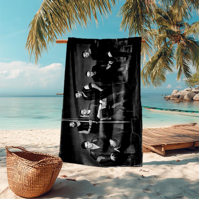 Till Lindemann, Lead Singer of the German Heavy Metal Rock Band Rammstein, Outdoor Camping Vacation Swimming Beach Scarf Decorative Blanket F9