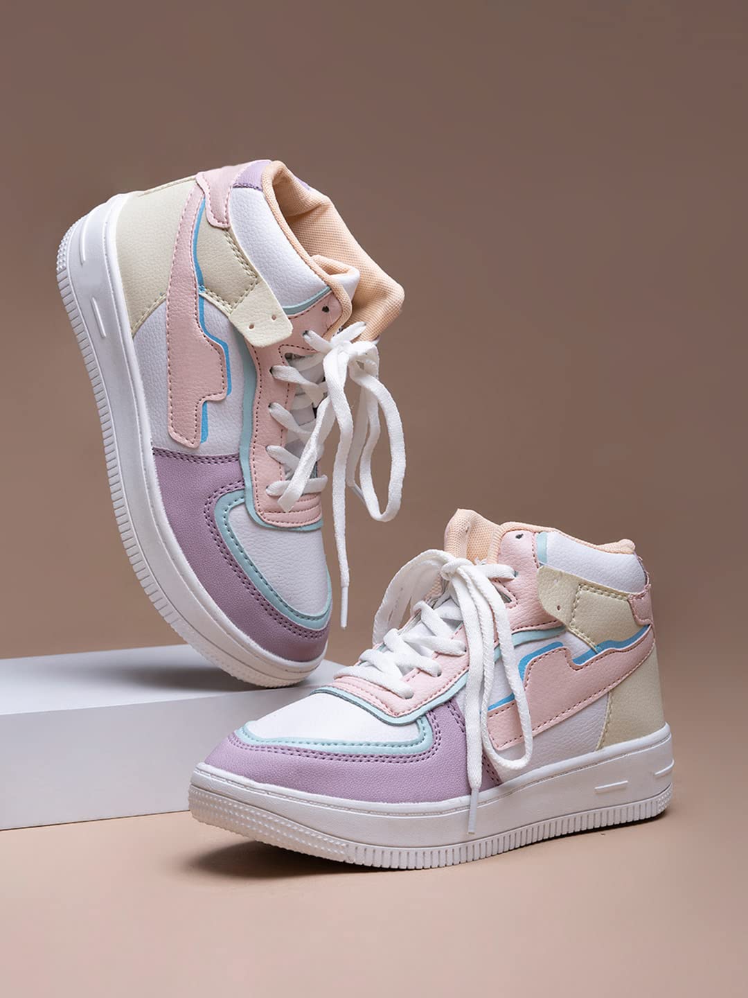 Shoetopia Women S Casual Outdoor, Indoor, Walking Shoes, Mla-Pink-Eu37 4 UK розовый