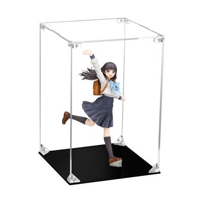 CHILL CASE Figure UV Collection Black Easy Clear Acrylic Display Durable Cleaning Cloth Included W X 20cm D X 30cm Case, Protection, Case, Base,